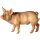 Eber (Schwein) - lasiert - 6,5 cm (12-13)
