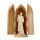 St. Anthony with Child in niche - natural wood - 3,5"/5"