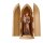 St. Anthony with Child in niche - colored - 3,5"/5"