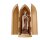 St. Theresa of Lisieux in niche - colored - 3,5"/5"