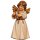 Bell angel standing with lyre - colored - 2 inch