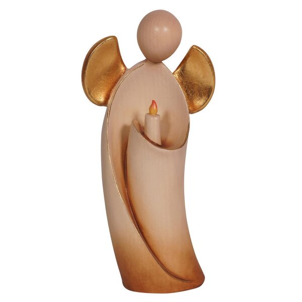 Angel Amore with candle - colored - 3 inch