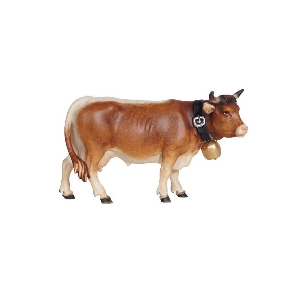 Cow looking right - colored - 3 inch