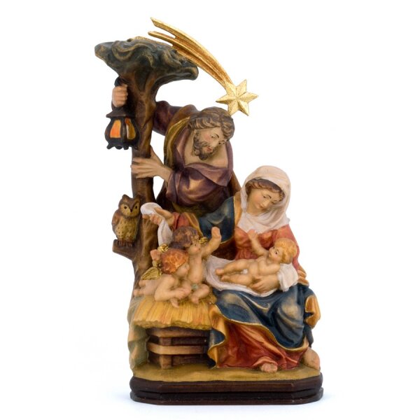 Holy family with star - color - 8"