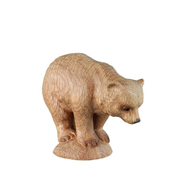 Bear standing - natur with eyes - 1,6"