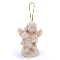 Angel with teddy - color - 2,8 inch