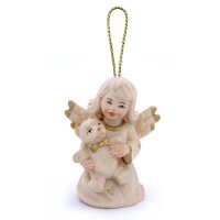 Angel with teddy - color - 2,8 inch