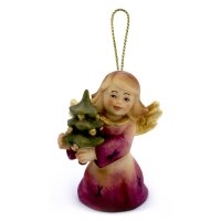 Angel with tree - color - 2,8 inch