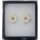 edelweiss earrings - natural with cristal - 0,4 inch