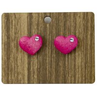 heart earrings - color - 0,5 inch