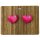 heart earrings - color - 0,5 inch