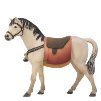 Cavallo bianco - colorato - 23 cm