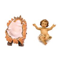 Jesus Child + cradle - color - 29 inch