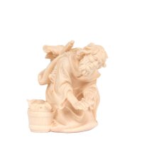 Shepherd with fishes - color with true gold - 18,9 inch