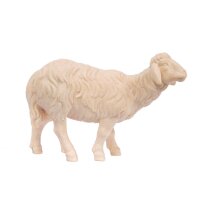 Standing sheep - old true gold colored - 29,5 inch