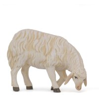 Kneeling sheep right - color with true gold - 18,9 inch