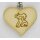 Key holder elephant - natur with script - 1,2 inch