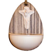 Holy water spout with Christ - natural - 4,7 inch