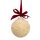 Pine wood ball with squirrel - natural - 3,1 inch