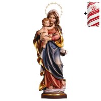 Our Lady of the Alps with Halo 12 stars brass + Gift box