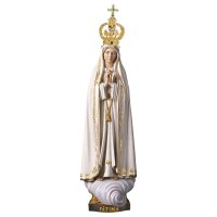 Madonna di Fátima Capelinha con corona metallo e...