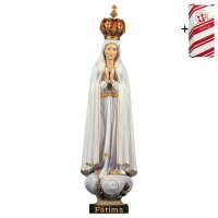 Our Lady of Fátima Pilgrim with crown + Gift box