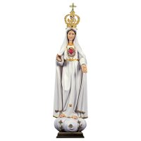 Sacred Heart of Mary of the Pilgrims with crown metal and...