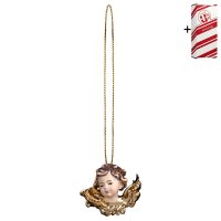 Angel-head right side with gold string + Gift box