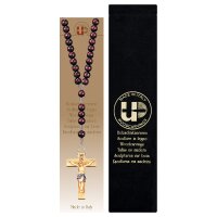 Rosary Exclusive Red with Crucifix + Velvet case