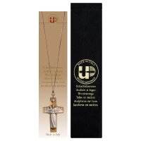 Cross Good Shepherd necklace + Velvet case