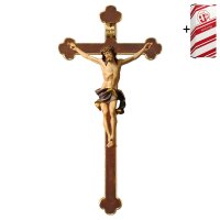Crocifisso Nazareno - Croce barocca + Box regalo