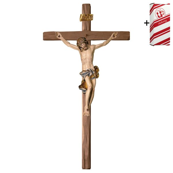 Crucifix Baroque - Cross straight + Gift box