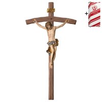 Crucifix Baroque - Cross bent + Gift box
