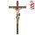 Crocifisso Barocco - Croce liscia + Box regalo