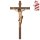 Crocifisso Barocco - Croce liscia + Box regalo