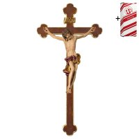 Crocifisso Barocco - Croce barocca + Box regalo