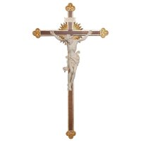 Cristo Leonardo-croce barocca con raggi