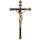 Cristo Siena con aureola -croce barocca