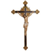Christus Siena auf Balken Barock mit Strahlen