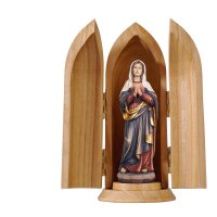 Hl. Maria unterm Kreuz in Nische