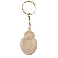 Key Ring, Holy Family in maple wood