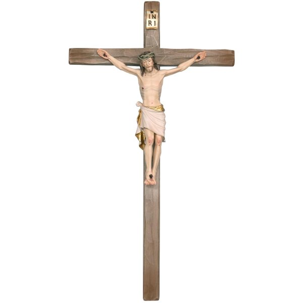 Kruzifix Classico auf geradem Kreuzbalken