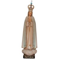 Madonna di Fatimá capelinha con corona aperta