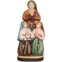 Three Shepherds of Fatima wooden statue