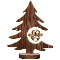 Fir tree with couple of Angels singing