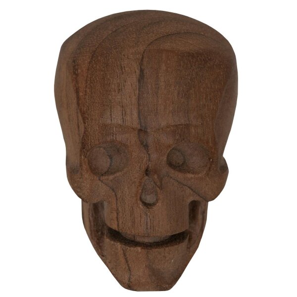Skull Teschio in legno noce