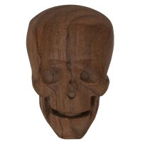 Skull Teschio in legno noce