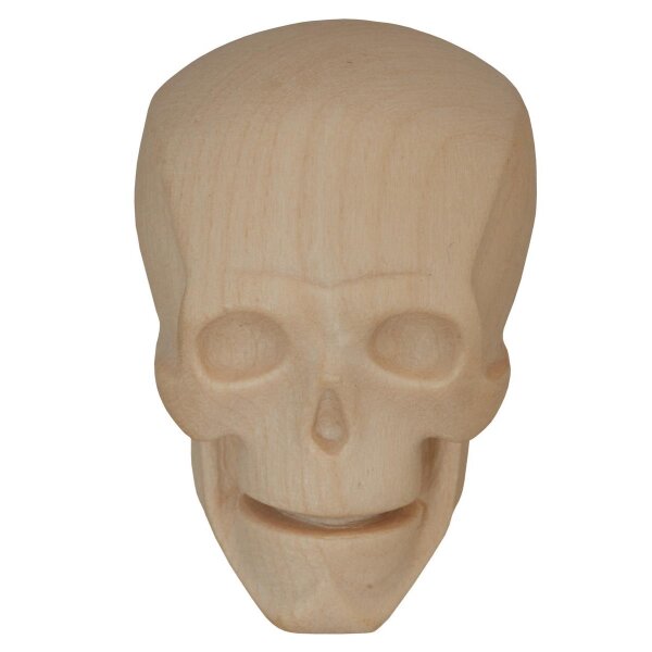 Skull head fine maple wood