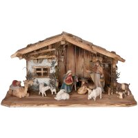Christmas Nativity Jesaia with 15 Figures complete