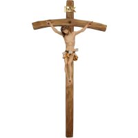 Baroque Crucifix with curved Cross